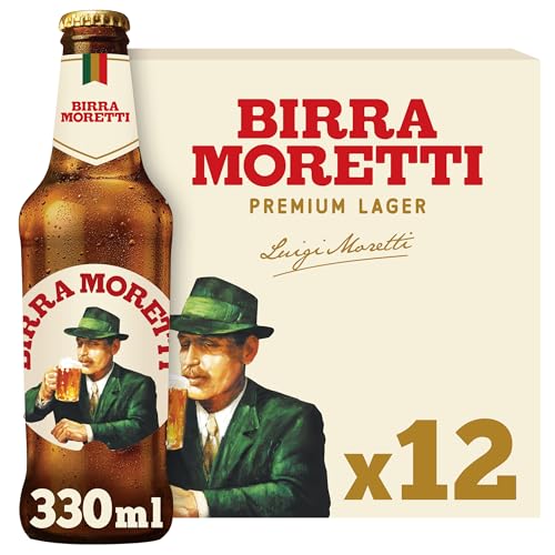 Birra Moretti Premium Italian Lager 12 x 330ml
