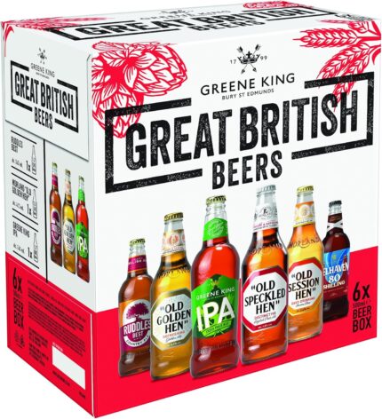 Greene King Great British Beers mixed case 6 x 500ml bottles