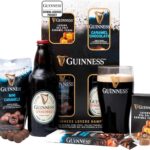 Guinness Beer Gift Set with bottle pint glass chocolate and fudge hamper