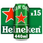 Heineken Lager Beer Cans 15 x 440ml