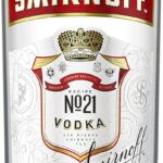Smirnoff No. 21 Red Label Vodka 1L bottle